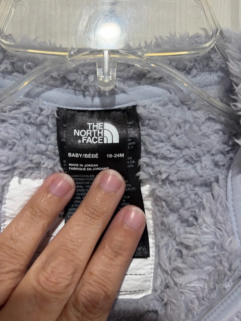 The North Face Infant Girls 18-24M Baby Bear One-Piece Snowsuit Purple NWT